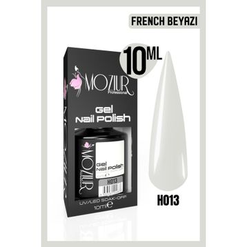 Mozıur Uv Led H013 French Beyazı Kalıcı 10 ml Oje