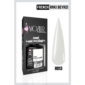Mozıur Uv Led H013 French Beyazı Kalıcı 10 ml Oje
