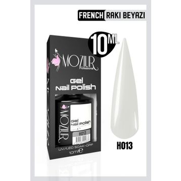 Mozıur Uv Led H013 French Beyazı Kalıcı 10 ml Oje