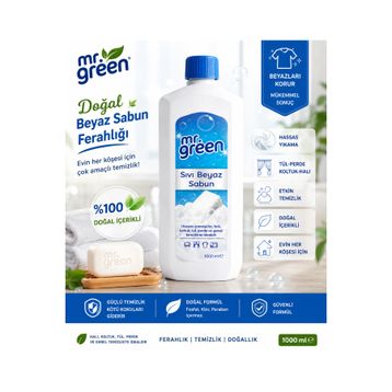 Mr Green 1 lt Beyaz Sıvı Sabun