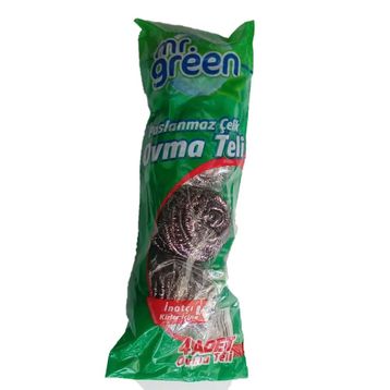 Mr. Green 4'lü Çelik Ovma Teli