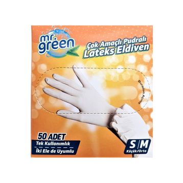 Mr.Green 50 Adet Lateks Eldiven