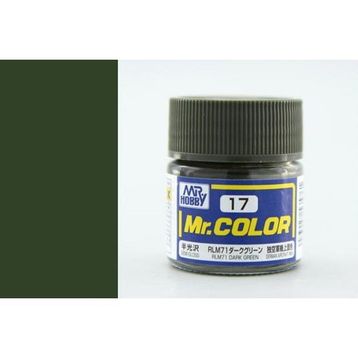 Mr. Hobby C017 RLM71 Gunze Dark Green 10 ml Maket Boyası