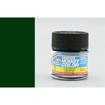 Mr. Hobby H059 Gunze 10 ml Chrome Green Aqueous Serisi Maket Boyası