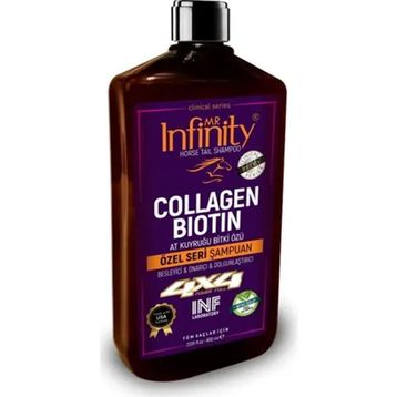 Mr Infinity Collagen Biotin 800 ml At Kuyruğu Bitki Özlü Saç Bakım Şampuanı