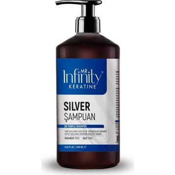 Mr Infinity Silver Mor 1 lt Şampuan
