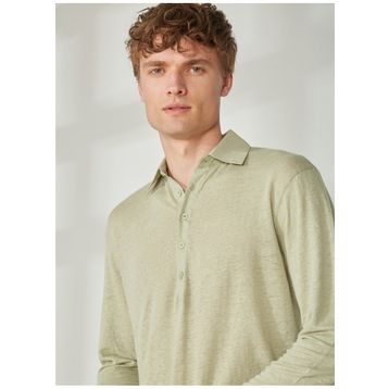 Mr. Mood Mr Atenas Polo Yaka Açık Haki Erkek T-shirt