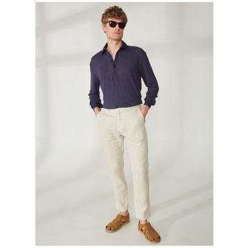 Mr. Mood Mr Atenas Polo Yaka Lacivert Erkek T-shirt