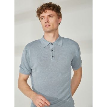 Mr. Mood Mr Compaorta Polo Yaka Gri Erkek T-shirt
