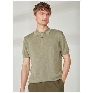 Mr. Mood Mr Compaorta Polo Yaka Haki Erkek T-shirt
