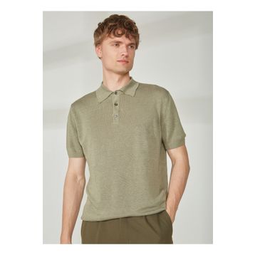 Mr. Mood Mr Compaorta Polo Yaka Haki Erkek T-shirt