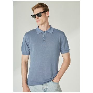 Mr. Mood Mr Compaorta Polo Yaka Mavi Erkek T-shirt
