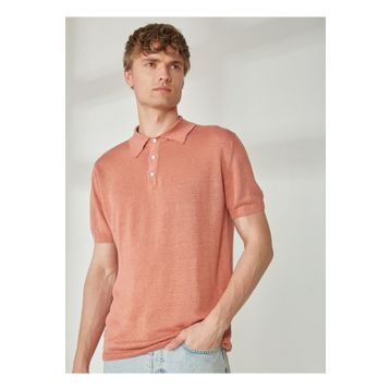 Mr. Mood Mr Compaorta Polo Yaka Pudra Erkek T-shirt