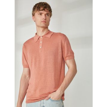 Mr. Mood Mr Compaorta Polo Yaka Pudra Erkek T-shirt