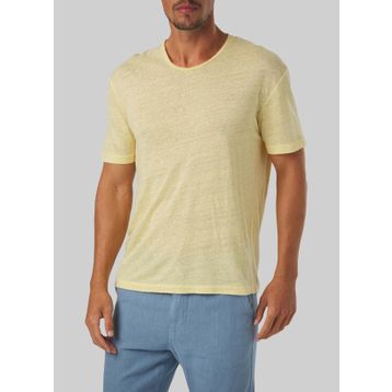 Mr. Mood Mr Figui Bisiklet Yaka Açık Sarı Erkek T-shirt