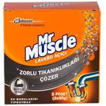 Mr.Muscle Granül 2x50 gr Lavabo Açıcı