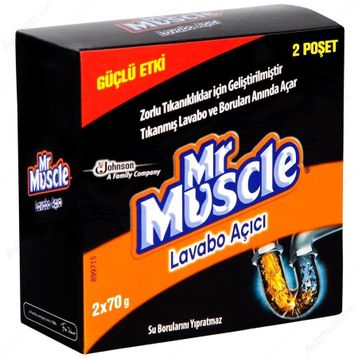 Mr.Muscle Granül 2x70 gr Lavabo Açıcı