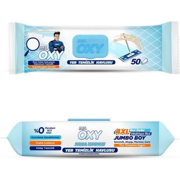 Mr.Oxy 50'li Kireç & Pas Yüzey Temizlik Havlusu
