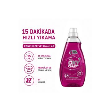 Mr. Oxy Fast Renkliler ve Siyahlar İçin 1480 ml Sıvı Çamaşır Deterjanı