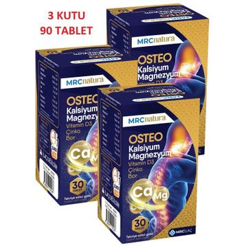 MRC Natura Osteo Kalsium Magnezyum 3x30 Tablet