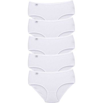 MrtNlu Beyaz 2XL 5 Adet Tutku Kadın Yüksek Bel Bato İnce Lastik Külot