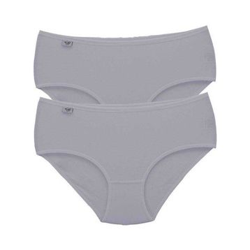MrtNlu Gri 2XL 2 Adet Tutku Kadın Yüksek Bel Bato İnce Lastik Külot