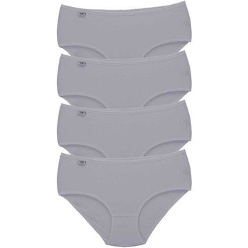 MrtNlu Gri 2XL 4 Adet Tutku Kadın Yüksek Bel Bato İnce Lastik Külot