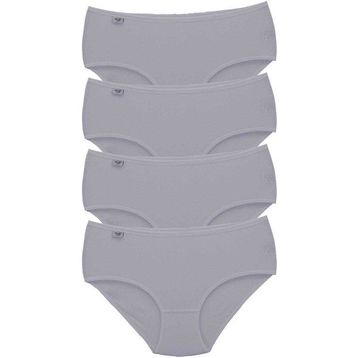 MrtNlu Gri L 4 Adet Tutku Kadın Yüksek Bel Bato İnce Lastik Külot
