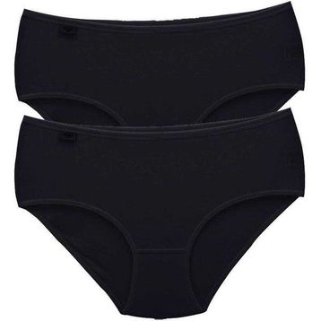 MrtNlu Siyah 2XL 2 Adet Tutku Kadın Yüksek Bel Bato İnce Lastik Külot