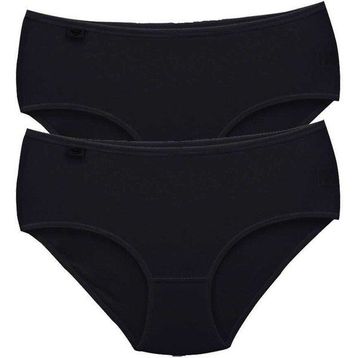 MrtNlu Siyah 2XL 2 Adet Tutku Kadın Yüksek Bel Bato İnce Lastik Külot