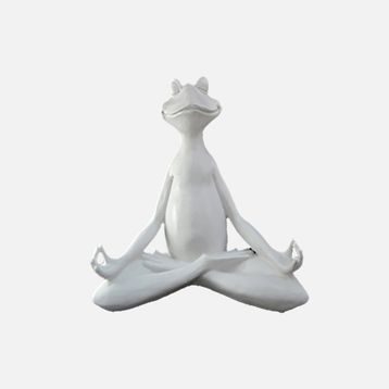 Msa Polyester Yogacı Kurbağa Obje