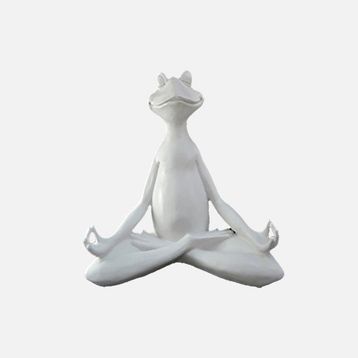 Msa Polyester Yogacı Kurbağa Obje