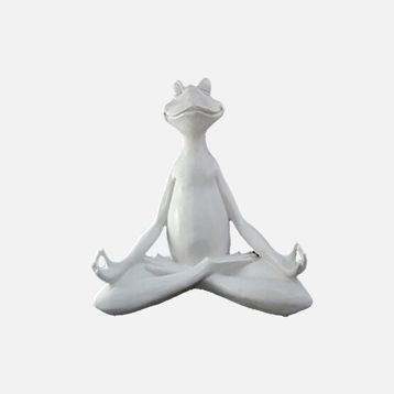 Msa Polyester Yogacı Kurbağa Obje