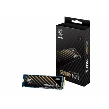 MSI 1 tb Spatium M450 3600 - 3000 mb / s M2 Pcie Gen 4 Ssd Disk