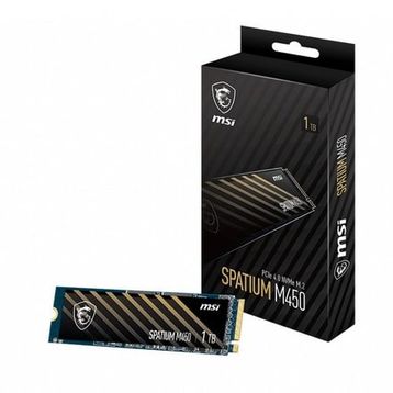 MSI 1 tb Spatium M450 3600 - 3000 mb / s M2 Pcie Gen 4 Ssd Disk