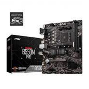 MSI B550M-A PRO DDR4 M2 PCIe NVME HDMI DVI PCIe 16X v4.0 Anakart