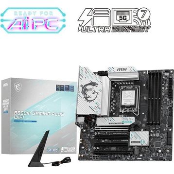 MSI B860M Gaming Plus WiFi Intel LGA1851 DDR5 Micro ATX Anakart