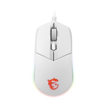 MSI Clutch GM11 Beyaz RGB Optik Kablolu Gaming Mouse