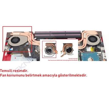 MSI GE72VR-6RF Sol Fan
