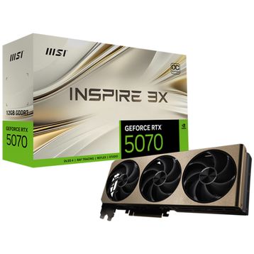 MSI GeForce RTX 5070 12G Inspire 3X OC 12GB GDDR7 Ekran Kartı