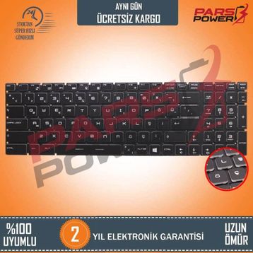 MSI GS63VR 6RF Uyumlu Notebook Klavye
