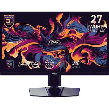 MSI MAG 272QP QD-OLED X24 26.5 inç 240Hz 0.03ms Pivot Oyuncu Monitörü