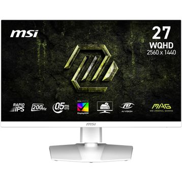 MSI MAG 274QRFW E20 Beyaz 27 inç 200Hz 0.5ms Pivot Oyuncu Monitörü