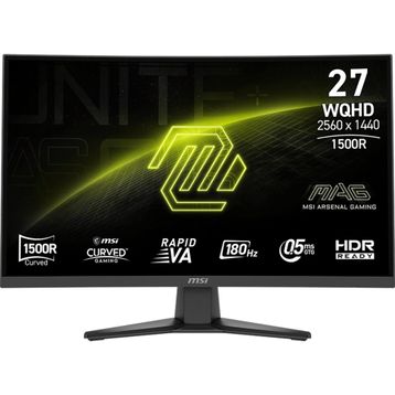 MSI MAG 275CQF E15 27 inç 180Hz 0.5ms Kavisli Oyuncu Monitörü