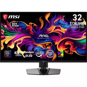 MSI MAG 321UP QD-OLED X24 31.5 inç 240Hz 0.03ms Pivot Oyuncu Monitörü