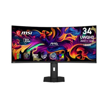 MSI MAG 341CQP QD-OLED X28 34 inç 280 Hz 0.03 ms Curved Gaming Monitör