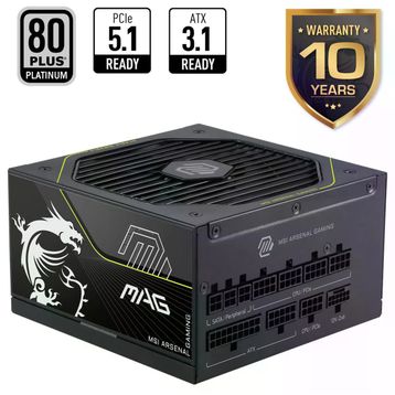 MSI MAG A1200PLS PCIE5 1200 W Power Supply