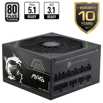 MSI MAG A1200PLS PCIE5 1200 W Power Supply
