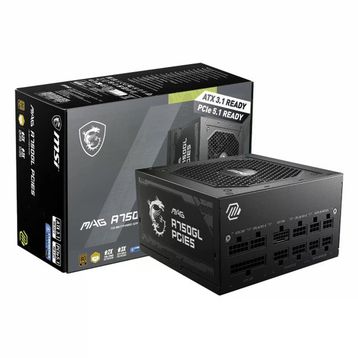 MSI Mag A750GL PCIE5 750W 80 + Power Supply