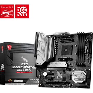 MSI MAG B550M Mortar Max WiFi AM4 DDR4 Micro ATX Anakart